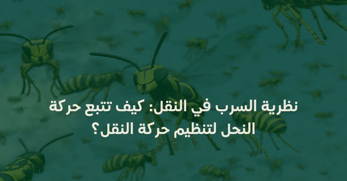 نظرية السرب في النقل: كيف تتبع حركة النحل لتنظيم حركة النقل؟
